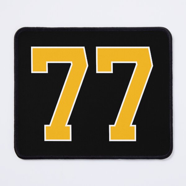 Item preview, Yellow Number 77 lucky sports jersey seventy seven designed and sold by HeavyStyle.