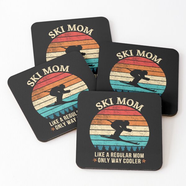 Item preview, ski mom funny cute winter skiing designed and sold by TINASTORESHOPE.