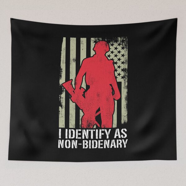 Item preview, I Identify As Non-Bidenary Funny Anti-Biden designed and sold by 2blackcherries.