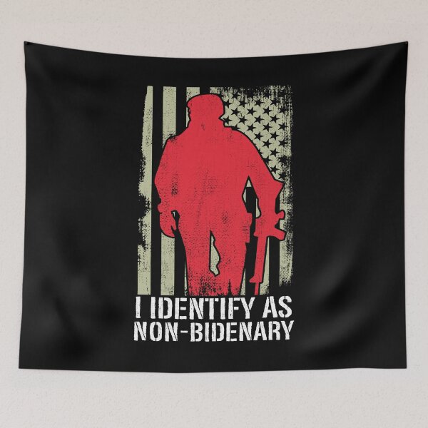 Item preview, I Identify As Non-Bidenary Funny Anti-Biden designed and sold by 2blackcherries.