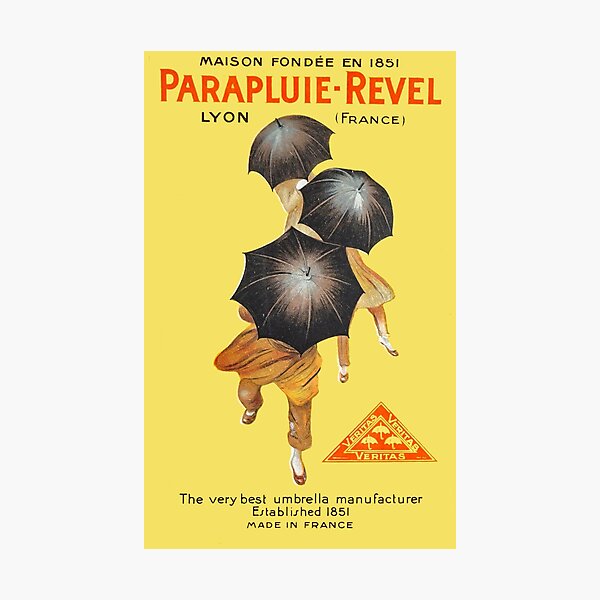 Item preview, Original French Art Deco Parapluie Revel ad - Vintage Art designed and sold by RickE.