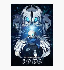 Bad time Sans Photographic Print