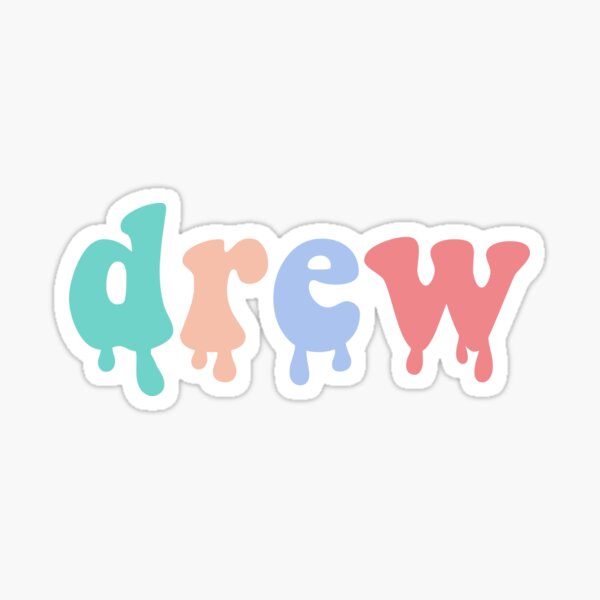 Drew - Justin Beiber Sticker