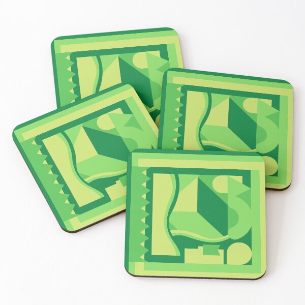 Item preview, Green tone abstract background designed and sold by JEROME MARQUANT.
