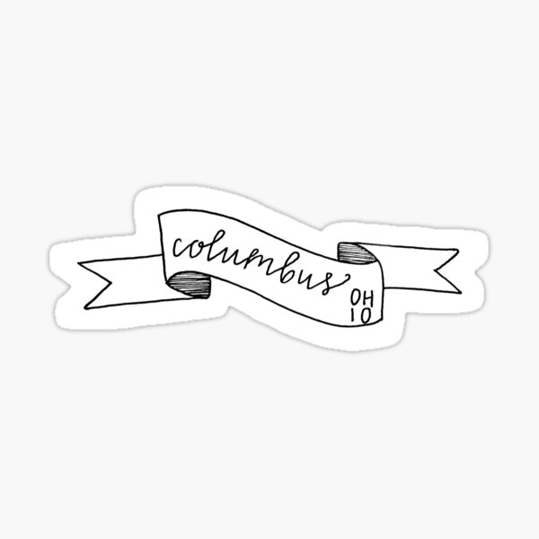 Columbus OH Sticker Sticker