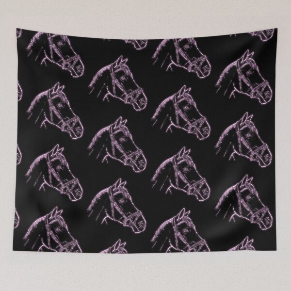 Item preview, Neon purple horse designed and sold by Lyndseyteeson.