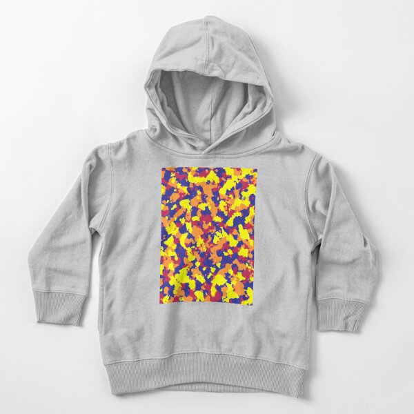 Colourful Camouflage  Toddler Pullover Hoodie