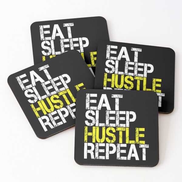 Item preview, Eat Sleep Hustle Repeat, Grunge  designed and sold by ACC .