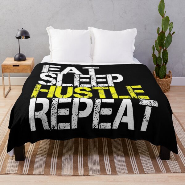 Item preview, Eat Sleep Hustle Repeat, Grunge designed and sold by ACC .