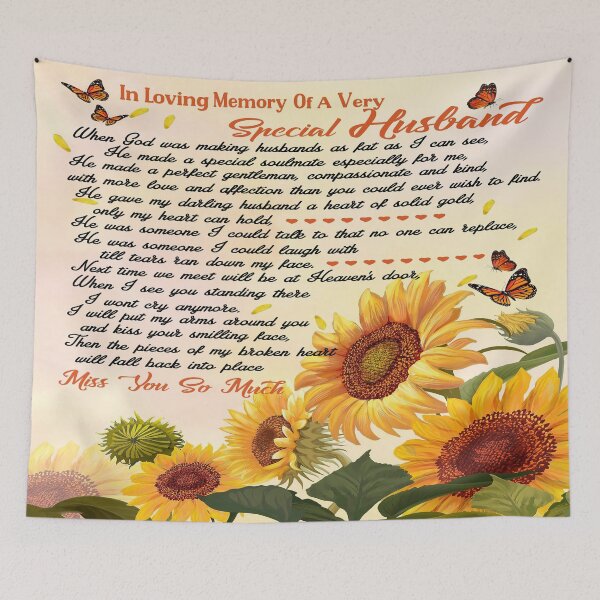Item preview, In Loving Memory Of A Very Special Husband designed and sold by judysophia.