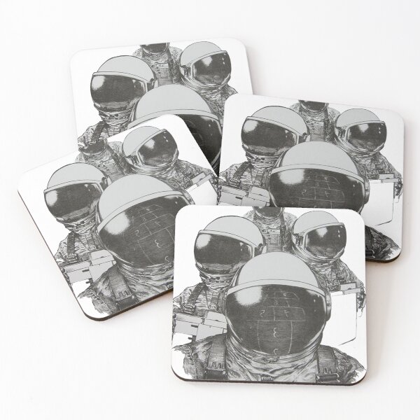 Item preview, four astronauts designed and sold by RedShop24.