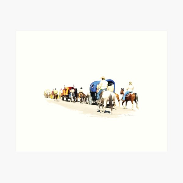 Rodeo Trail Riders - Almost There Art Print