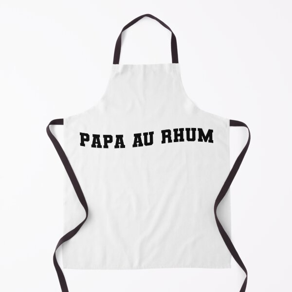 Item preview, PAPA AU RHUM - pastry humor logo designed and sold by Buddyboutique.