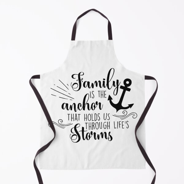 Item preview, Family is the anchor that holds us Mounted Print designed and sold by Ahmadhassira.