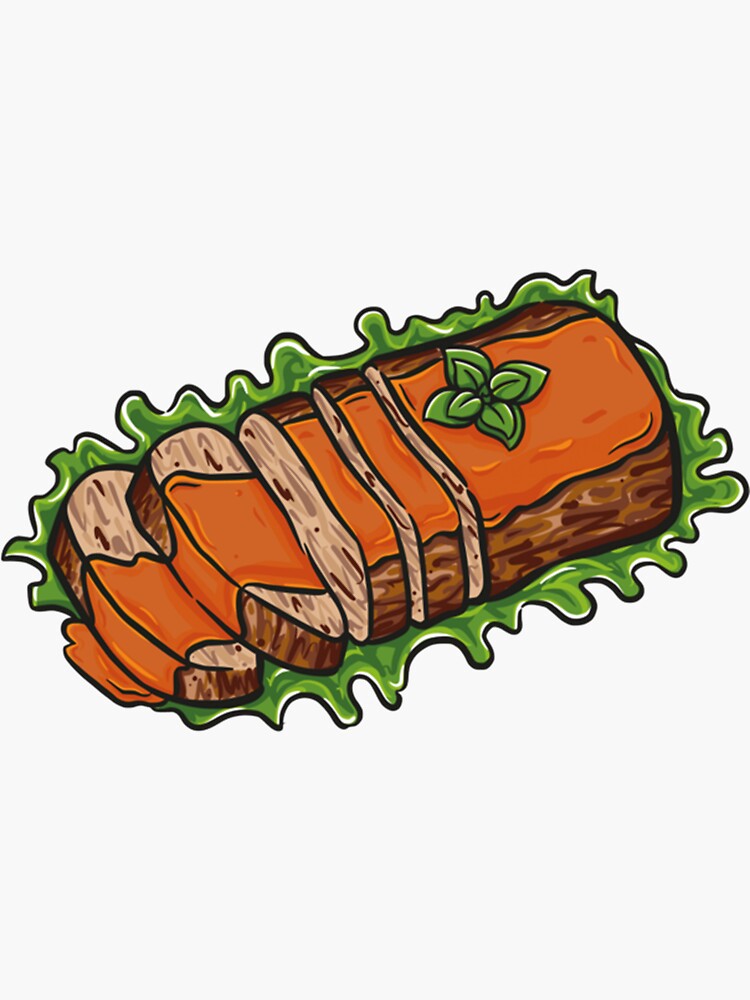 Meatloaf Sticker By Mariahbutlerm Redbubble