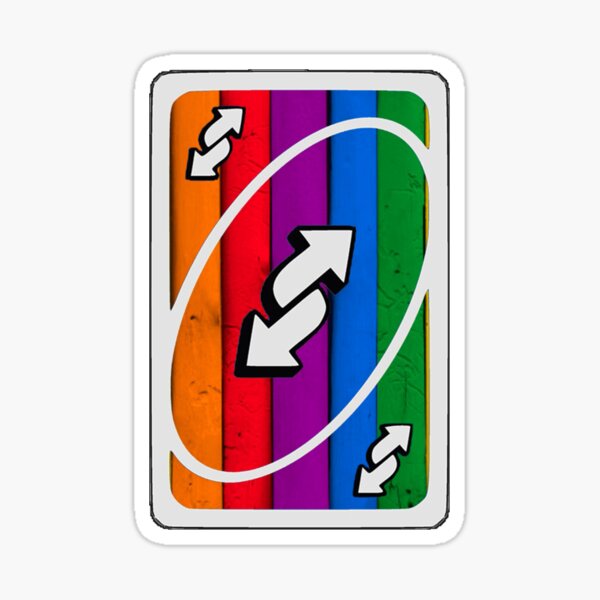 "Uno reverse card " Sticker by BoomStoreGifts | Redbubble