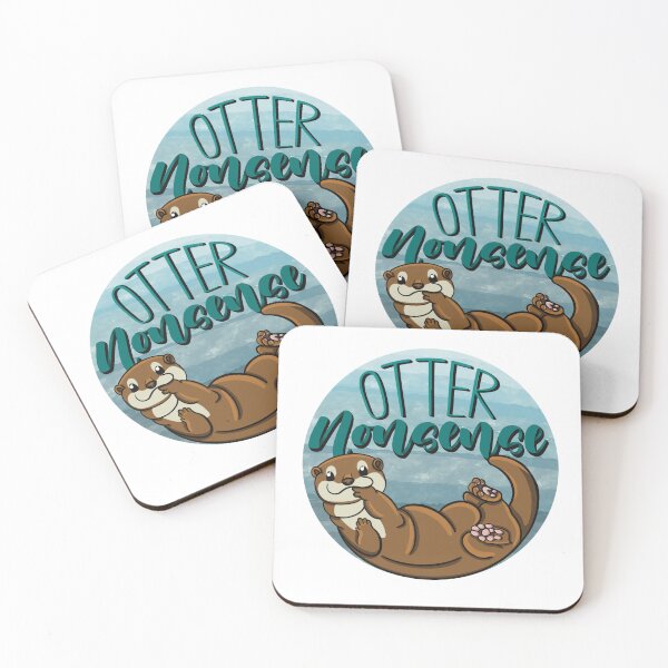 Item preview, Otter Nonsense Pun Sticker designed and sold by For Art Sake.
