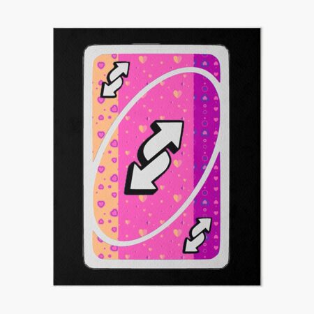 Wholesome Memes Reverse Uno Card Earrings Pink / Valentines 