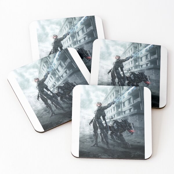 Item preview, Metal Gear Rising Raiden _amp_ Bladewolf Graphic  designed and sold by RealSickness.