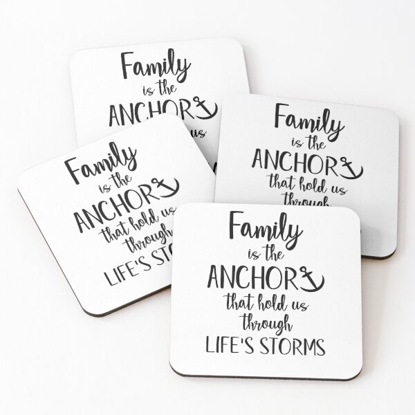 Item preview,  Family is the anchor that holds us Mounted Print designed and sold by Ahmadhassira.