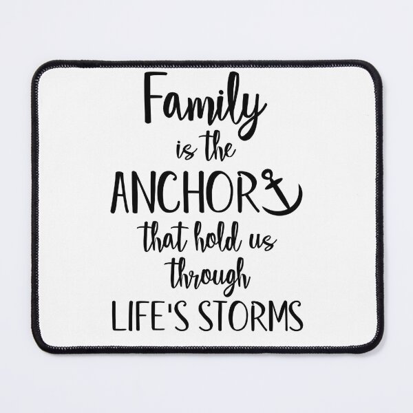 Item preview,  Family is the anchor that holds us Mounted Print designed and sold by Ahmadhassira.