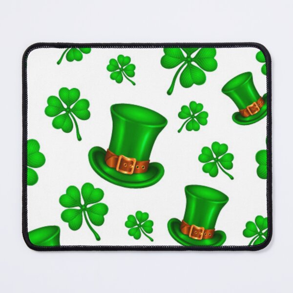 Item preview, Shamrock Green Clover Irish Ireland Saint Patricks Day St Luck Lucky March Holiday Horseshoe designed and sold by Spaceshipsells.