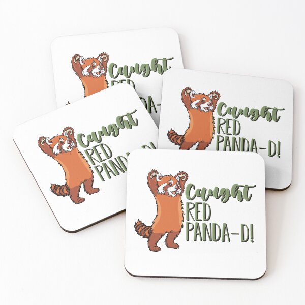 Item preview, Caught Red Panda-D! Pun  designed and sold by For Art Sake.