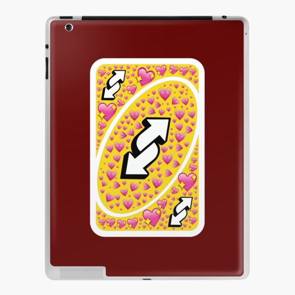 Uno Reverse Card Meme Cute Heart With Love Meme Ipad Case And Skin For Sale By Boomstorets