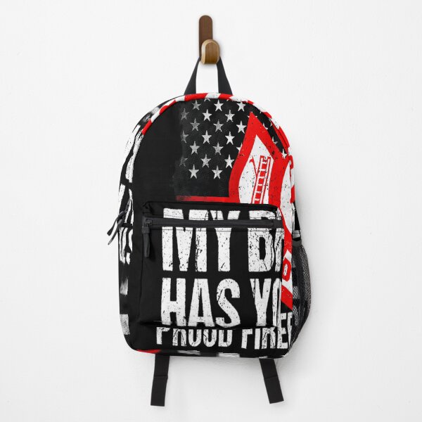 Item preview, My brother has your back proud Firefighter sister - funny Firefighter design designed and sold by TeesLina.