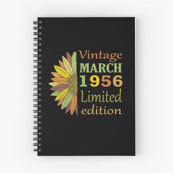 Item preview, vintage march 1956 limited edition, 66 Year Old Gifts Vintage 1956 Limited Edition 66th Birthday designed and sold by SimoSaladain.