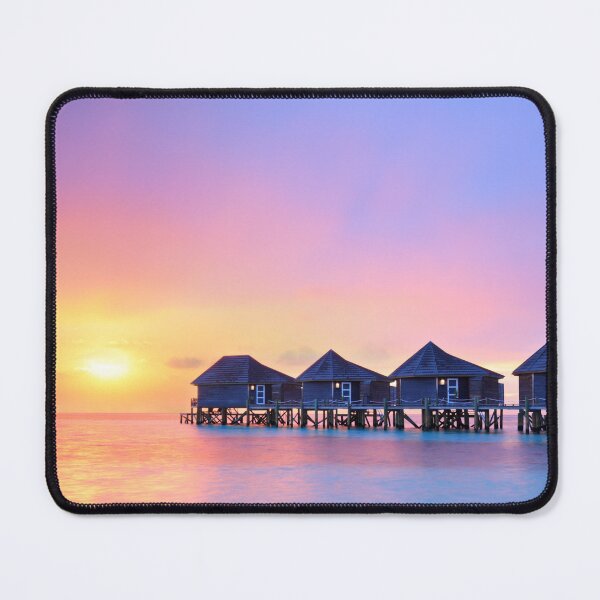 Item preview, Maldives Overwater Bungalows at Sunset designed and sold by RyansOpenDoor.