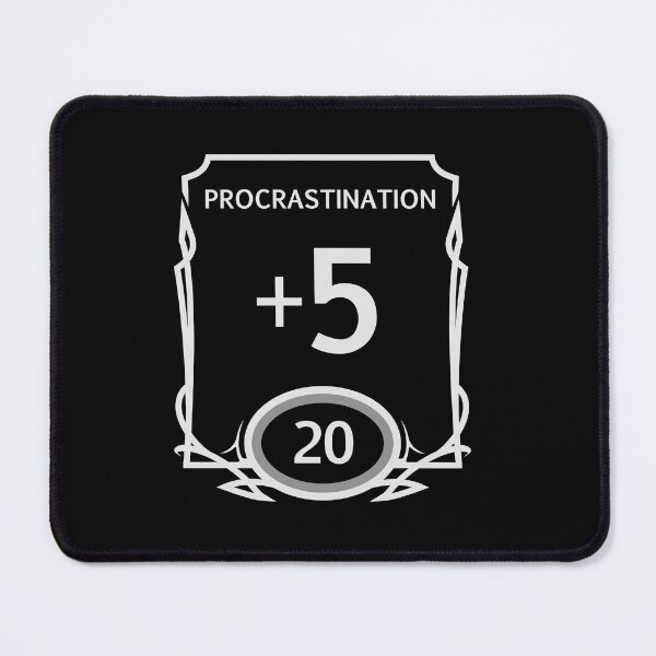 Item preview, Stat Block Procrastination designed and sold by ShirtGoblin.