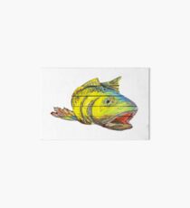 Lámina de exposición Red Fish Rainbow Trout Surrealist Fish