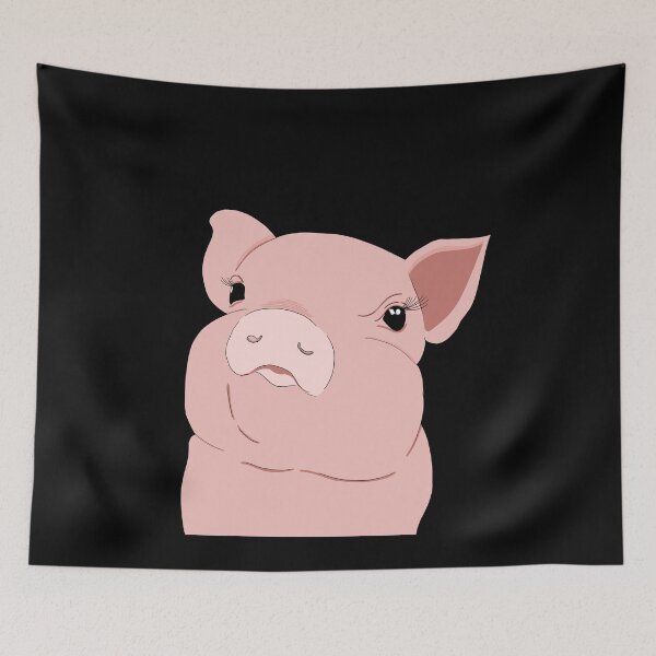 Item preview, Lovely Pink Pig Cute Animals designed and sold by BigFatMistake.