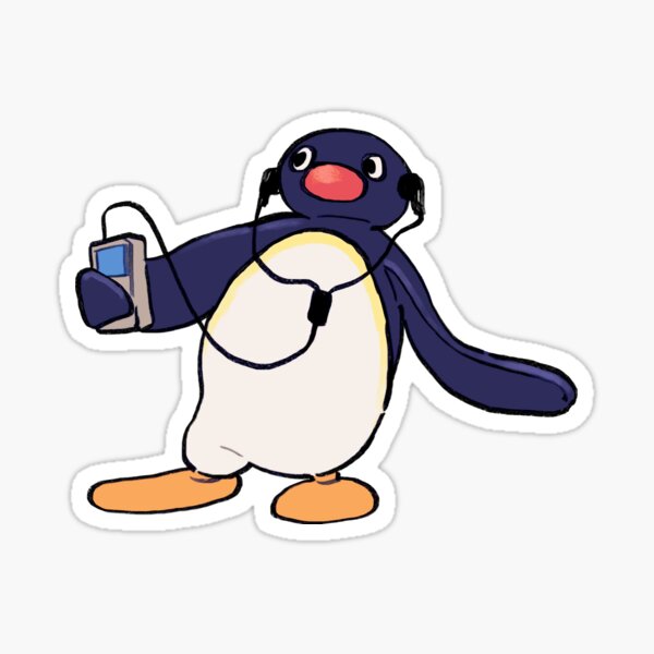 Item preview, I draw penguin be vibin meme designed and sold by RansRoom.