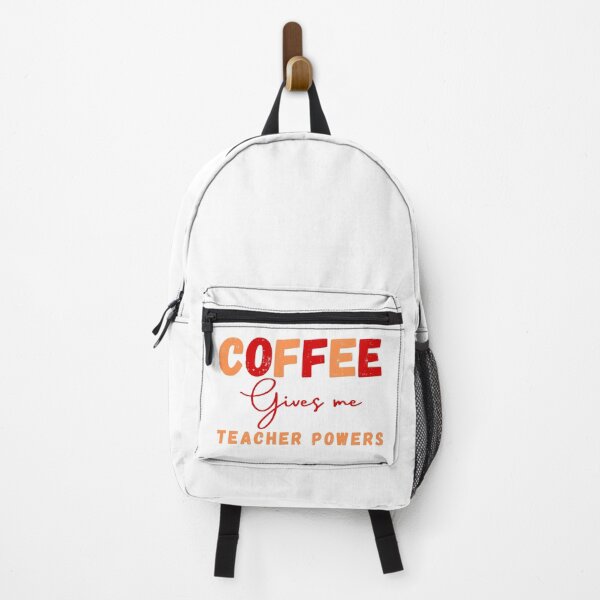Item preview, Copy of Coffee gives me teacher powers, are you brewing for me ,100 days of scool , Happy 100th day of school positive quote red and orange illustration. designed and sold by Coolclassy.