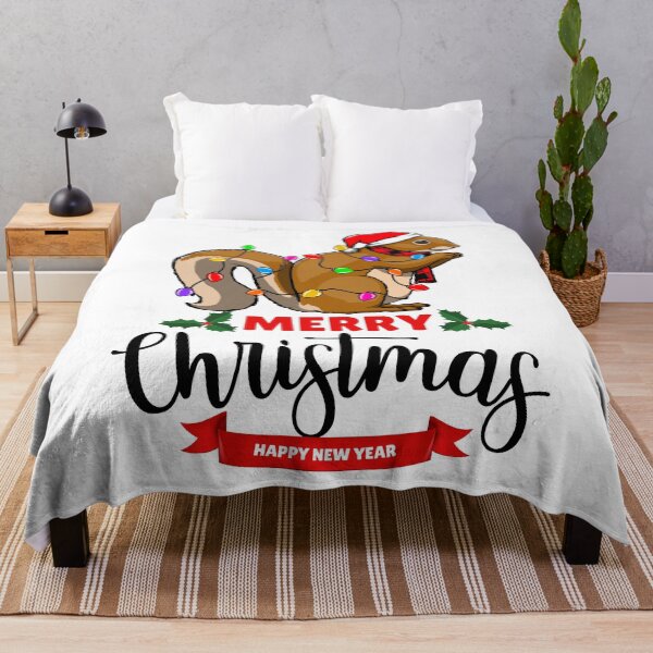 Item preview, Merry Christmas Happy New Year Squirrel designed and sold by Bendthetrend.