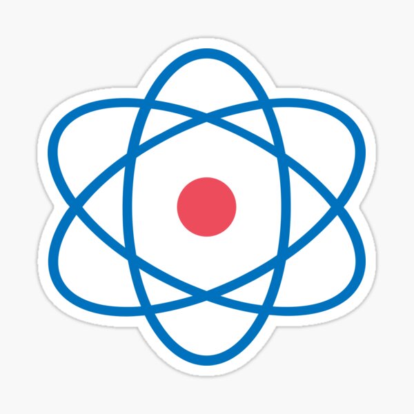 Atom Symbol Sticker