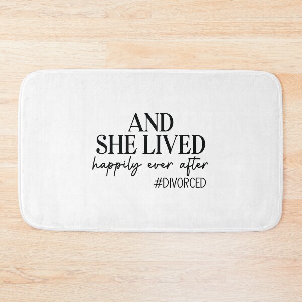Item preview, And She Lived Happily Ever After #Divorced - Funny gift ideas designed and sold by The Full Cart.