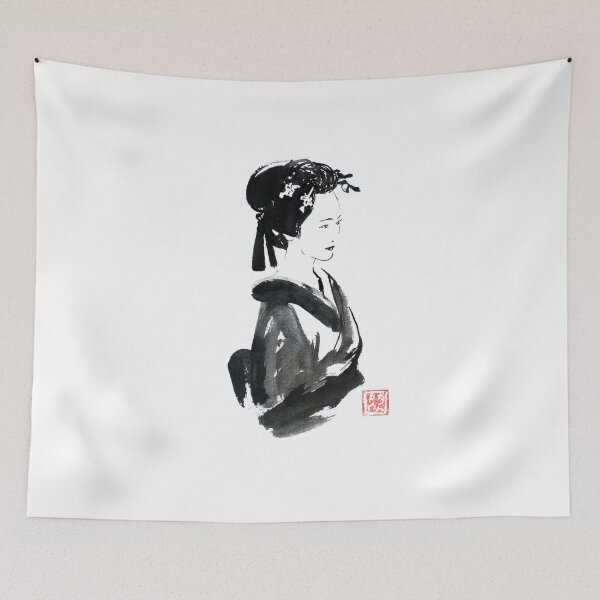 Item preview, beautiful geisha designed and sold by pechane.