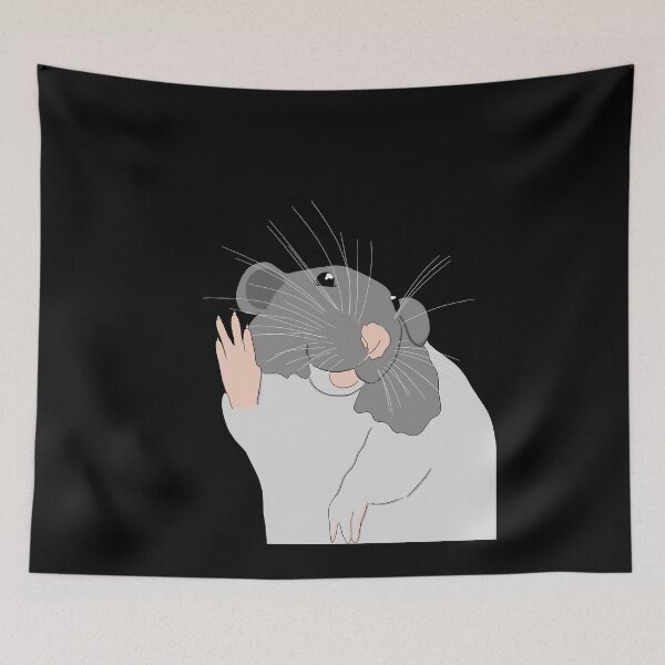 Item preview, Rat Say HelloCute Animals designed and sold by BigFatMistake.