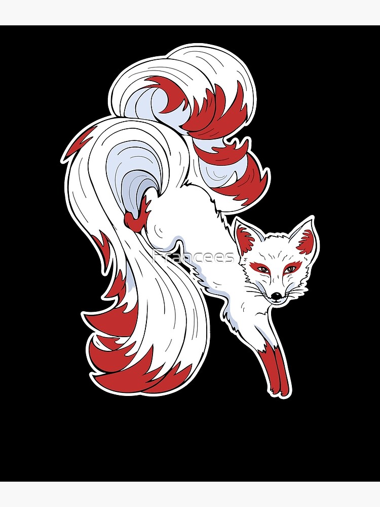 " Japanese fox" Poster for Sale by Francees Redbubble
