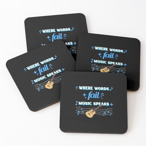 Item preview,  Where words fail music speaks guitar designed and sold by PacePoint.