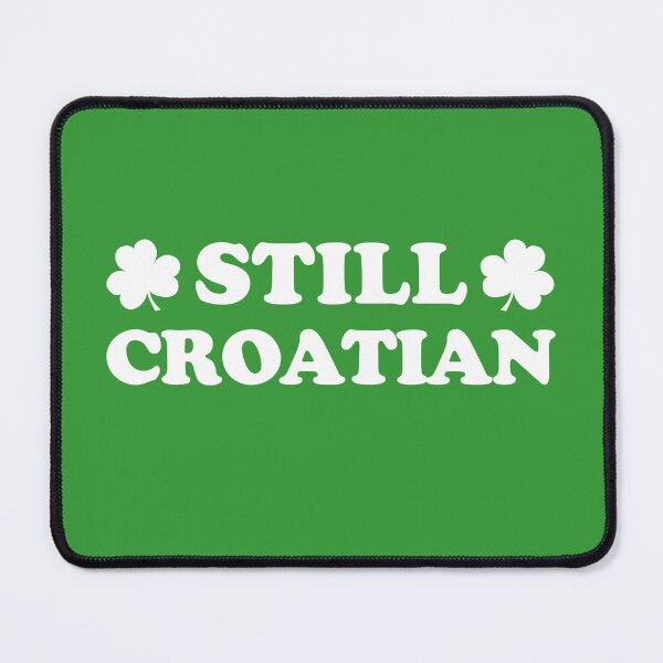 Item preview, Still Croatian Green Shamrocks St Patrick's Day designed and sold by jaycartoonist.