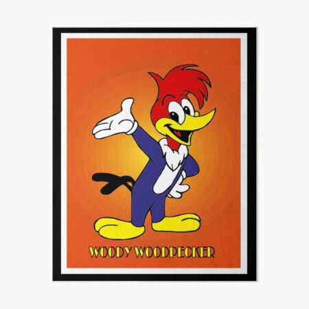 Item preview,   WOODY WOODPECKER : Vintage Cartoon Abstract Whimsical Print designed and sold by posterbobs.
