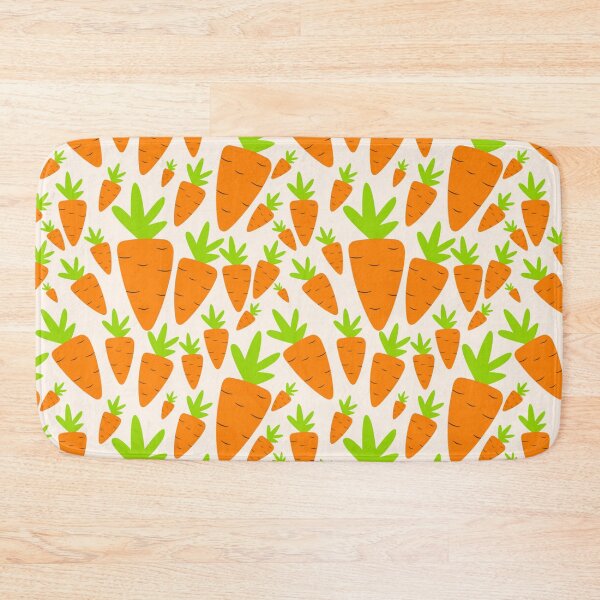 Item preview, Cute Carrot Pattern Veganuary vegetable garden vegetarian vegan designed and sold by Spaceshipsells.