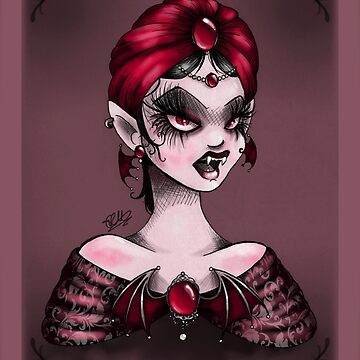 Artwork thumbnail, Vintage Red Vampire by ERWhittingham