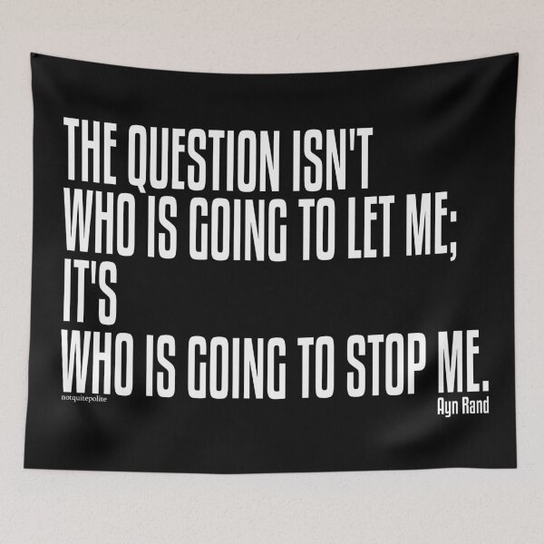 Item preview, Who is going to stop me? designed and sold by notquitepolite.