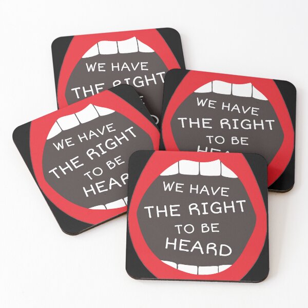 Item preview, we have the right to be heard designed and sold by GillianBotsford.