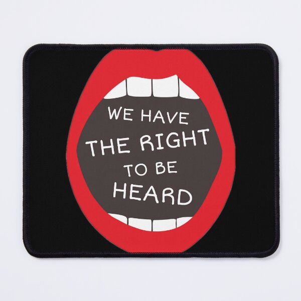 Item preview, we have the right to be heard designed and sold by GillianBotsford.